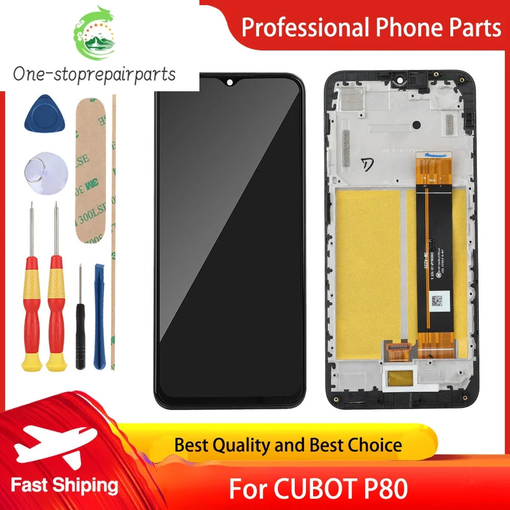 YUOYIO Brand New Original For CUBOT P80 LCD Display Touch Screen Assembly Free Tools Other brand Phone repair parts