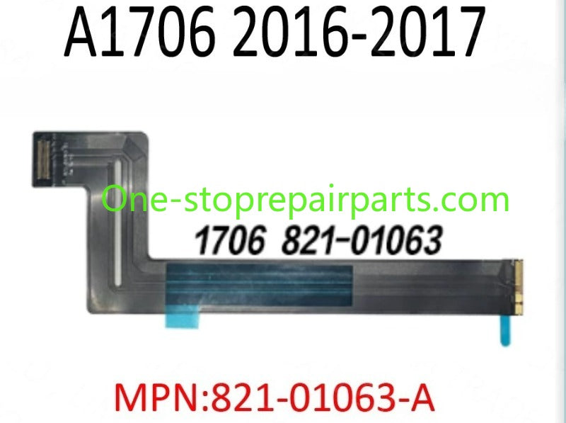 A1706 Touchpad Cable 821-01063-A for Macbook Pro Retina 13" A1706 Touchpad Trackpad Flex Ribbon Cable 2016 2017