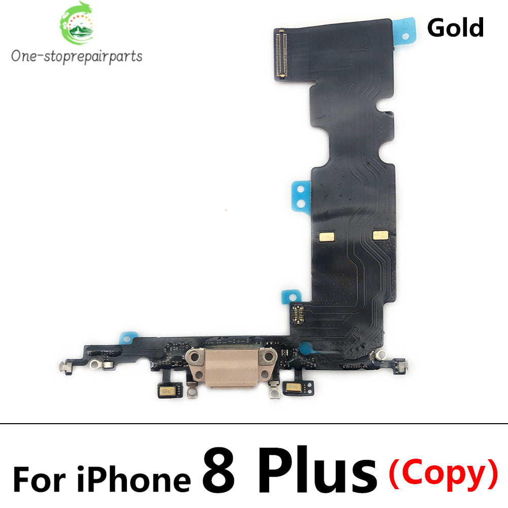 10Pcs/Lot, USB Charging Port Mic Microphone Dock Connector Board Flex Cable For iPhone 6 6G 6S 7 7G 8 8G Plus Repair Parts iPhone phone repair parts