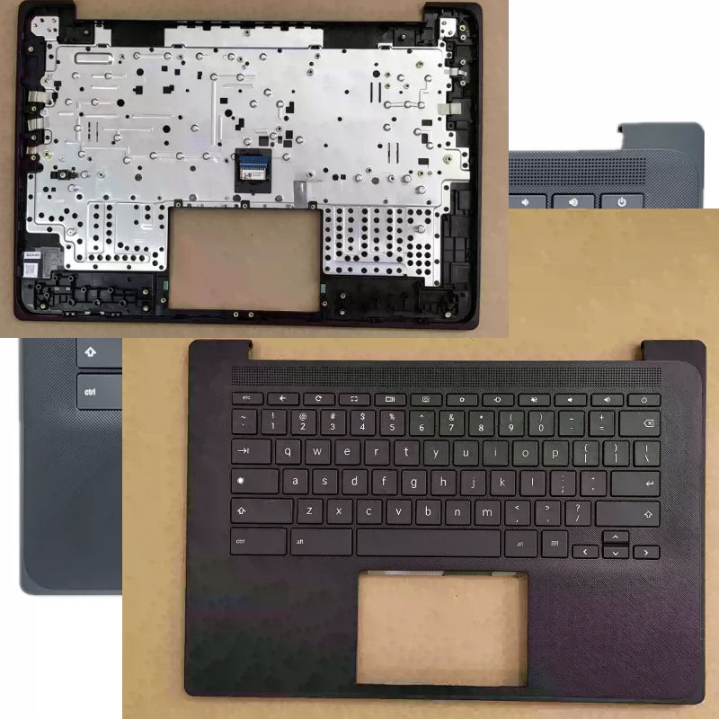 Cover case For HP Chromebook Fortis 14 G11 N84553-001 N84562-001 N83273-001 N83274-001 Lcd back housing bezel frame palmrest upper keyboard top case bottom cover HP laptop repair parts