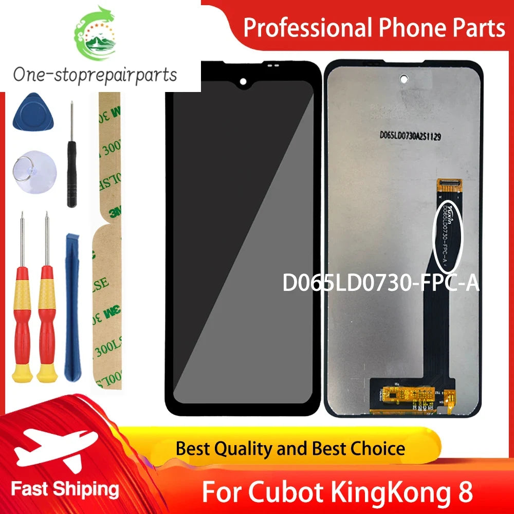 Original For Cubot KingKong 8 LCD Display Touch Screen Digitizer Assembly Replacement Cubot King Kong 8 Display LCD Free Tools Other brand Phone repair parts