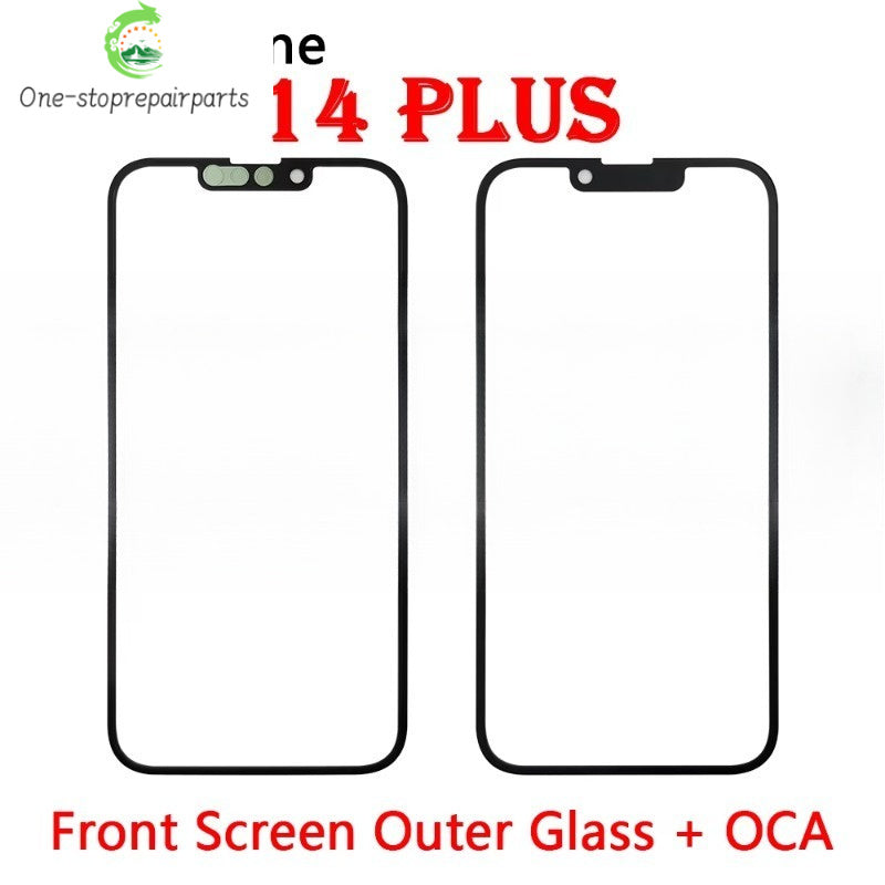 New Front Screen Outer Glass With OCA For iPhone X XS MAX XR 11 12 13 14 Pro Max Mini Plus Phone Repair iPhone phone repair parts