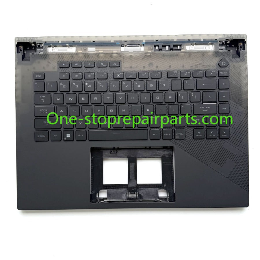 Upper top case keyboard assembly for ASUS ROG Strix Scar 16 ROG G634 Strix Scar 17 SE Strix 7 8 G16 G614JV-AS73 SCAR 16 G614J G614P G634J 2023 2024 year Palmrest keyboard assembly ASUS laptop repair parts