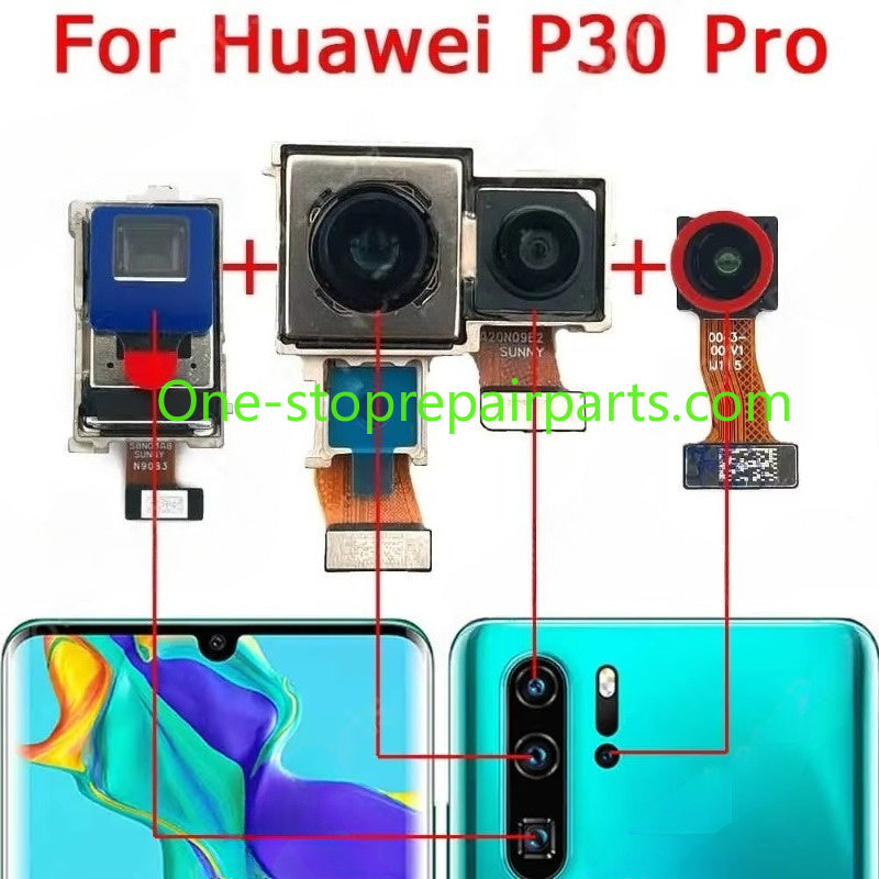 Front Rear Back Camera For Huawei P30 Lite Pro P30Lite P30Pro Main Facing Camera Module Flex HUAWEI phone repair parts
