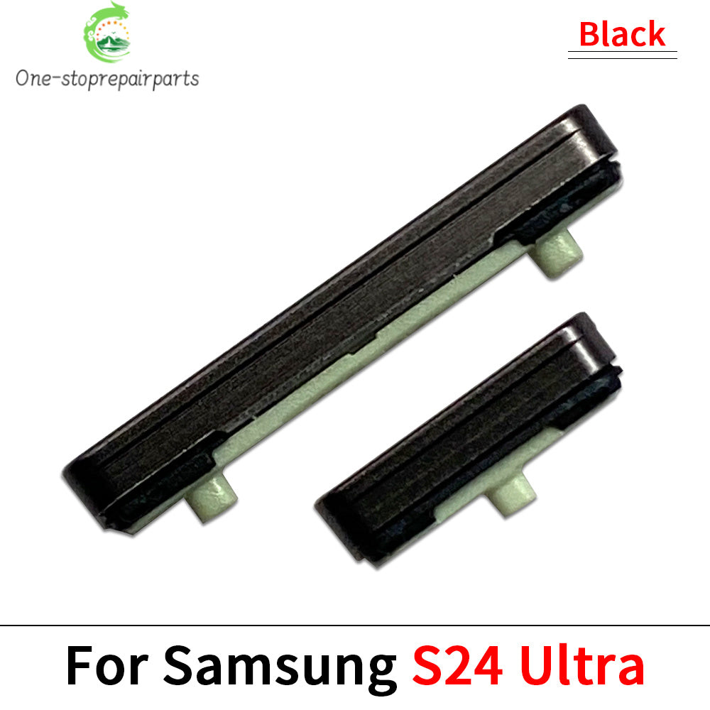 New For Samsung S22 S23 S24 Plus Ultra 5G Power Button + Volume Side Button Key Replacement Parts Samsung phone repair parts
