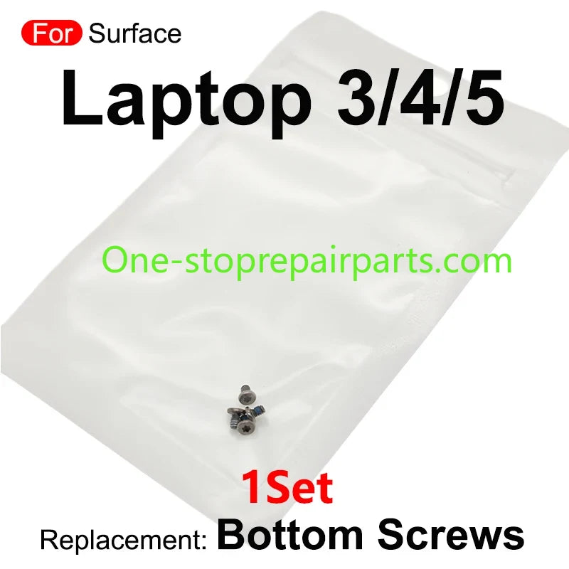 For Microsoft Surface Laptop 3 4 5 Laptop3 Bottom Screw 1Set Screws Replacement Part Microsoft Surface Laptop repair parts