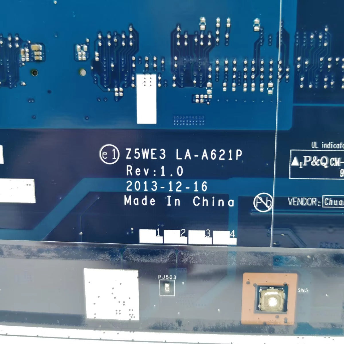 LA-A621P Z5WE3 Laptop Motherboard For Acer Aspire E1-510 E1-510P Z5WE3 DDR3 Mainboard With 100% Tested Acer laptop repair parts
