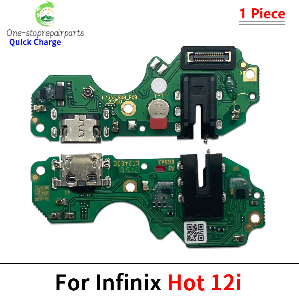 USB Charge Port Dock Connector Charging Board Flex Cable For infinix Hot 9 10 10i 10s 10T 11 11s 12 20 20i 30i 30 40 Play Pro 5G infinix phone repair parts