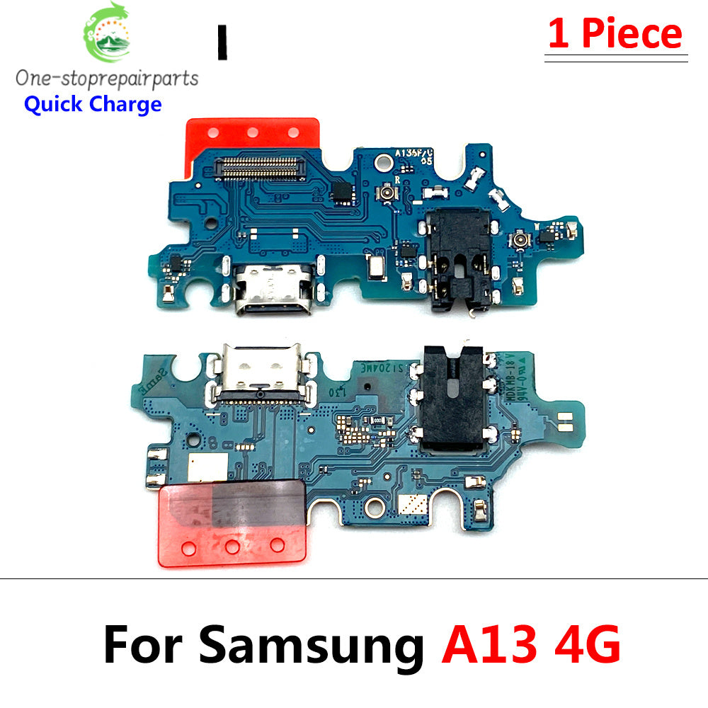 10Pcs USB Charge Port Dock Connector Charging Board Flex Cable For Samsung A03 Core A02 A02s A03s A13 A12 A22 A32 A33 A53 4G 5G Samsung phone repair parts