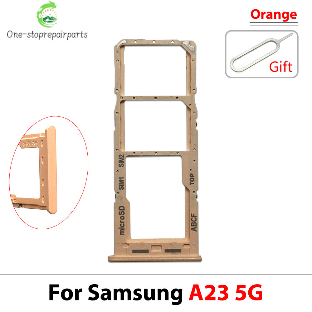 New For Samsung A23 A33 A53 A73 5G SIM Card Tray Slot Holder Replacement Parts Samsung phone repair parts