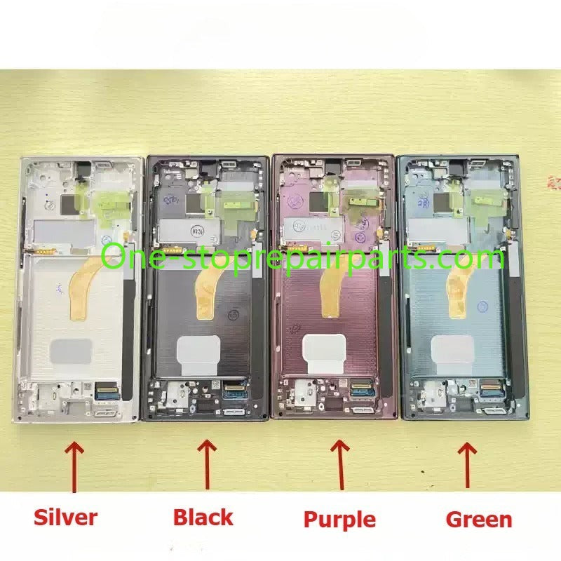 Applicable to Samsung S22 ultra S9080 S22 + LCD inner and outer screens Touch screen assembly with frame