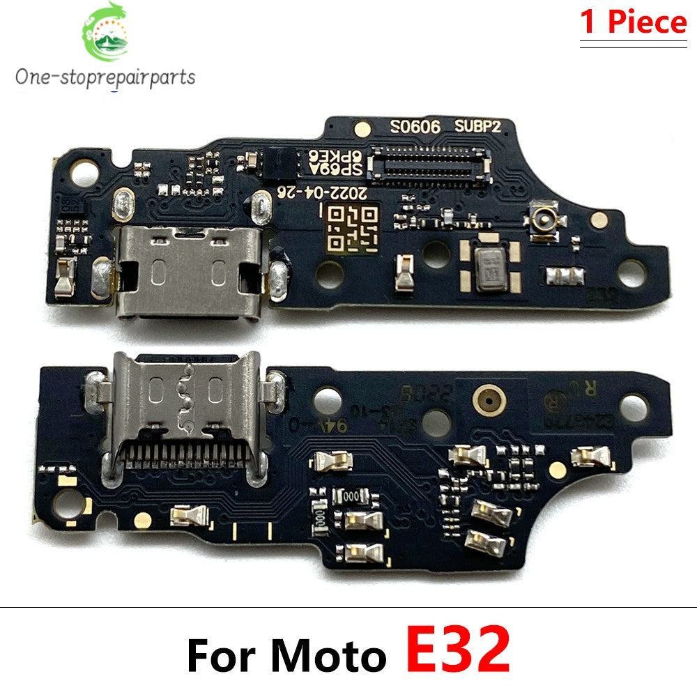 For Motorola Moto E13 E22 E20 E30 E32 G13 G22 G23 G32 G52 G53 G82 G72 USB Charging Port Dock Charger Connector Board Flex Cable Motorola phone repair parts