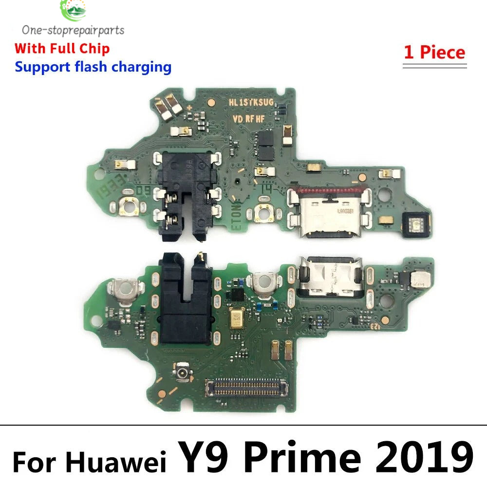 Dock Connector USB Charger Charging Port Board Flex Cable For Huawei Y5 Y6 Y7 Y9 Prime 2017 2018 2019 Y6s Y6P Y7P Y8s Y8P Y9s Huawei phone repair parts