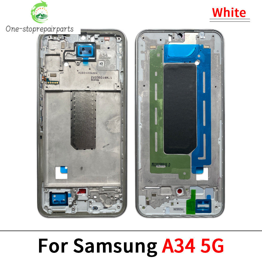 New Front Housing LCD Frame Screen Bezel Holder For Samsung A05 A05s A15 A25 A35 A06 A26 A34 4G 5G Samsung phone repair parts