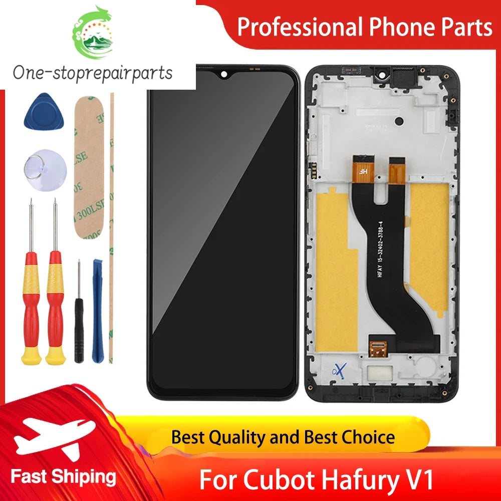 100% New Original Touch Screen For CUBOT Hafury V1 With Frame LCD Digitizer Display Assembly Replace Parts Free DisassembleTools Other brand Phone repair parts