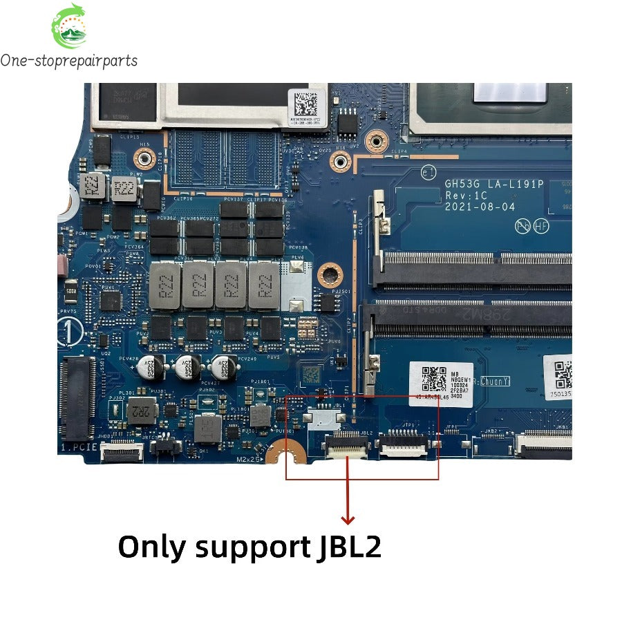 For Acer Nitro 5 AN515-57 Laptop Motherboard GH53G LA-L191P With i5-11400H i7-11800H CPU RTX3060 6GB-GPU NBQEW11003 NB.QEW11.003 Acer laptop repair parts