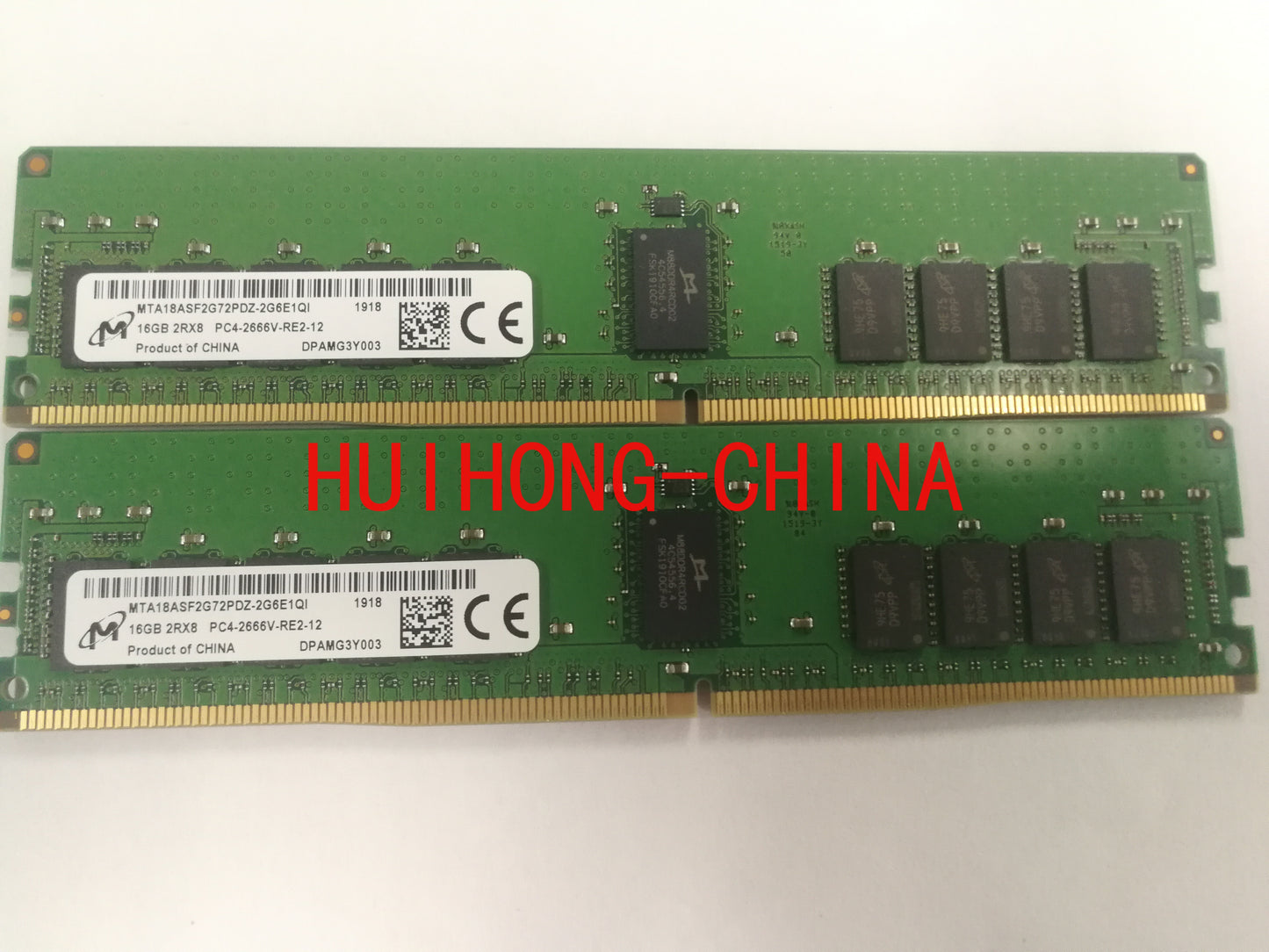 Micron MTA18ASF2G72PDZ-2G6E1 16G 2RX8 PC4-2666V DDR4 RECC memory RAM
