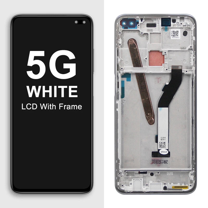 6.67" Screen for Xiaomi Redmi K30 M1912G7BE M1912G7BC Lcd Display Digital Touch Screen with Frame for Redmi K30 5G M1912G7BE Xiaomi phone repair parts