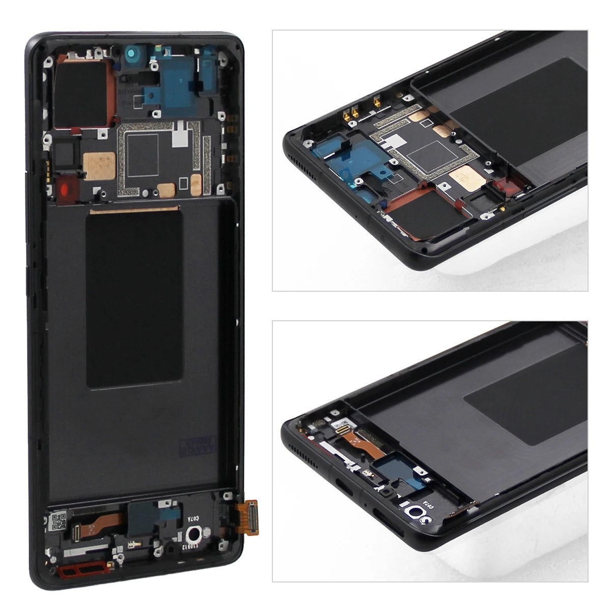 Super AMOLED Mi 12 Pro Screen Replacement for Xiaomi 12 Pro 2201122C 2201122G Lcd Display Touch Screen Digital with Frame Parts Xiaomi phone repair parts