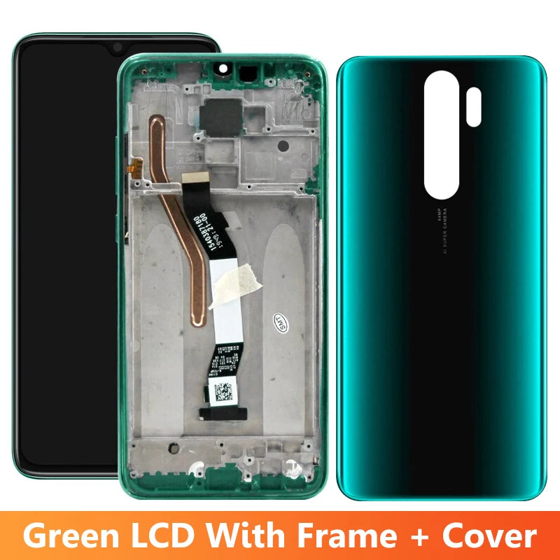6.53" Screen for Xiaomi Redmi Note 8 Pro M1906G7I M1906G7G Lcd Display Touch Screen with Frame for Redmi Note 8 Pro Replacement Xiaomi phone repair parts