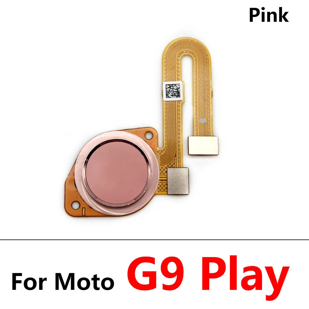 10Pcs/Lot, New For Motorola Moto G9 Plus Power Home Button FingerPrint Touch ID Sensor Flex Cable Ribbon Replacement Parts Motorola phone repair parts