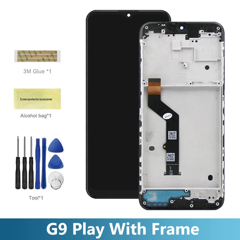 6.5" For Motorola Moto G9 Play XT2083 XT2083-1 Lcd Display Digital Touch Screen Replacement for Moto G9 Play Display Screen Motorola phone repair parts