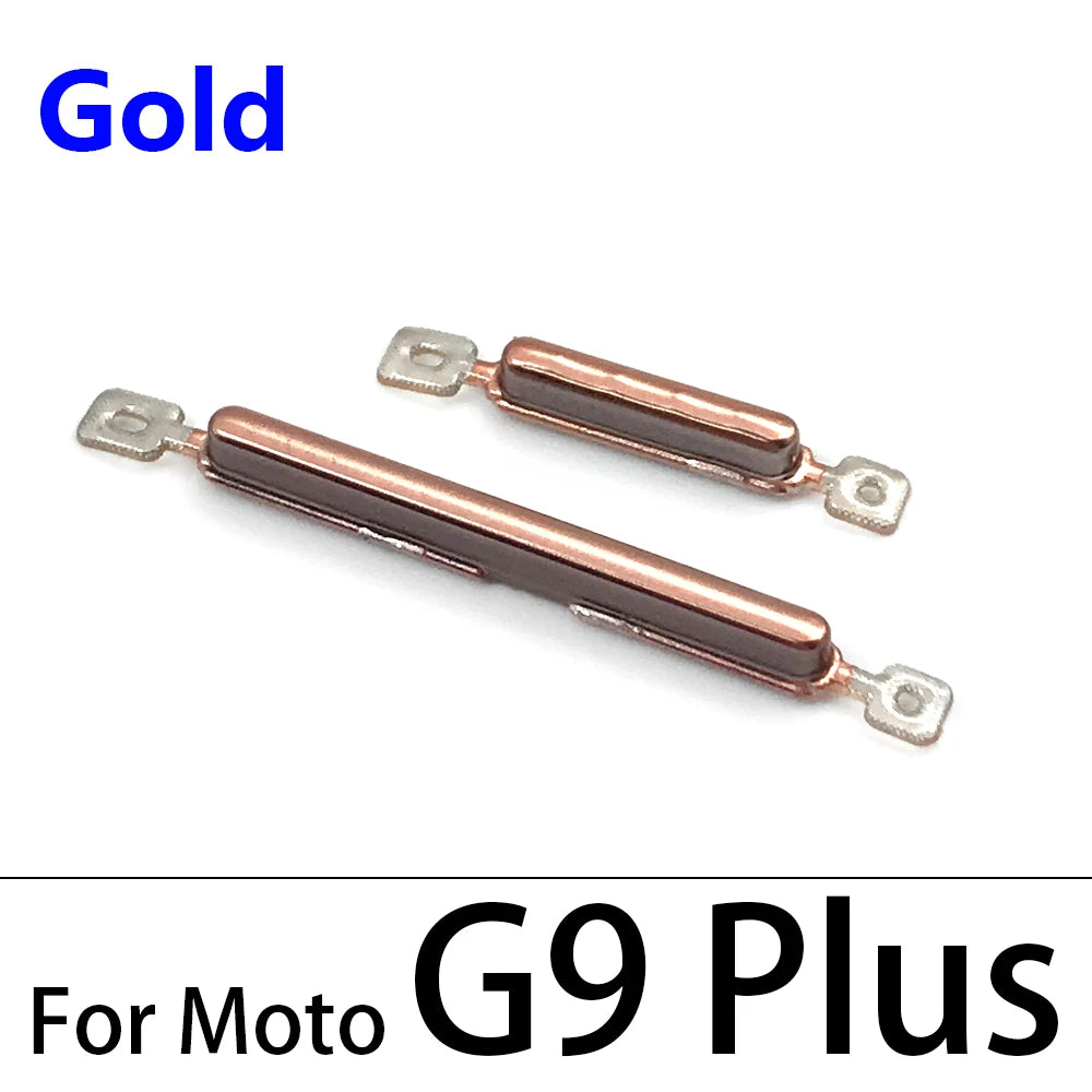 10Pcs Power Button Volume Side Key For Motorola For Moto G5 G7 G6 G8 G9 Plus Play Power Motorola phone repair parts