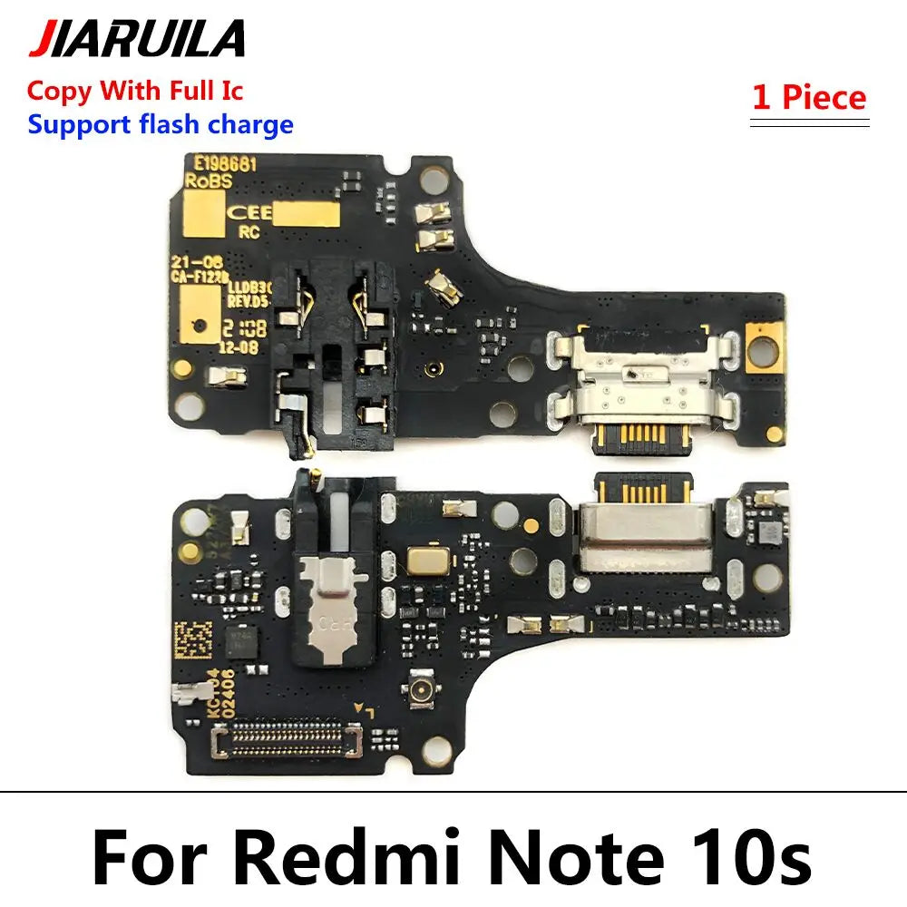 USB Charger Charging Board Dock Port Connector Flex Cable For Xiaomi Redmi Note 7 8 8T 9S 9 9T 10 10s Pro 4G 5G Xiaomi Xiao mi phone repair parts