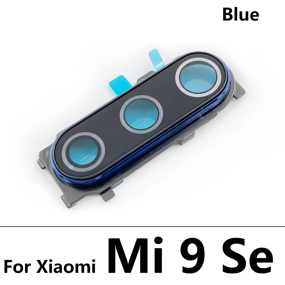 New For Xiaomi Mi 9 Se Mi9 9 Back Rear Camera Glass Lens Frame Cover With Adhensive Xiaomi Xiao mi phone repair parts