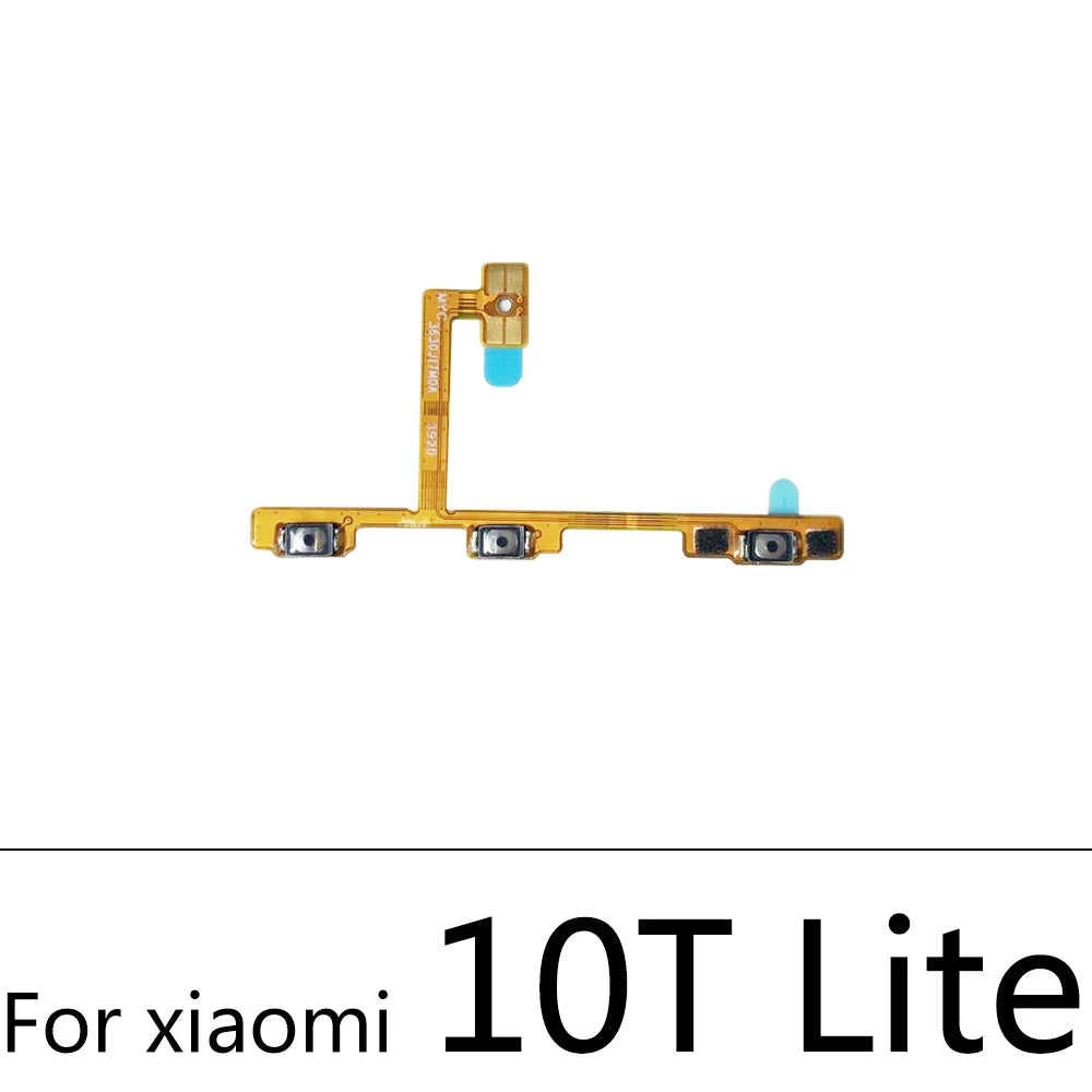 Power On Off Volume Side Button Key Flex Cable For Xiaomi Mi 8 9 se 11 Lite / Mi 9T 10T 10 Note 10 Pro Lite Replacement parts Xiaomi Xiao mi phone repair parts