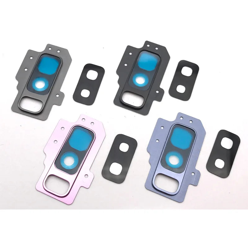 4 Color For Samsung S9 S9+ S9 Plus Rear Back Camera Glass Lens With Frame Holder Repair Parts Tool Samsung phone repair parts