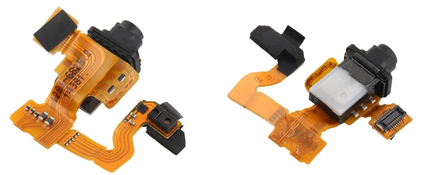 NWT Earphone port & Audio Jack flex cable For Sony Xperia z3 compact z3 mini M55W D5803 D5833 light Proximity sensor flex cable Sony phone repair parts