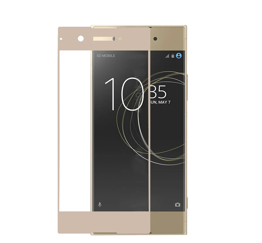 New Arc edge glass film For Sony Xperia XA1 ultra 3D Curved Edge glass film for Sony XA1 ultra Full coverage Tempered Glass film Sony phone repair parts
