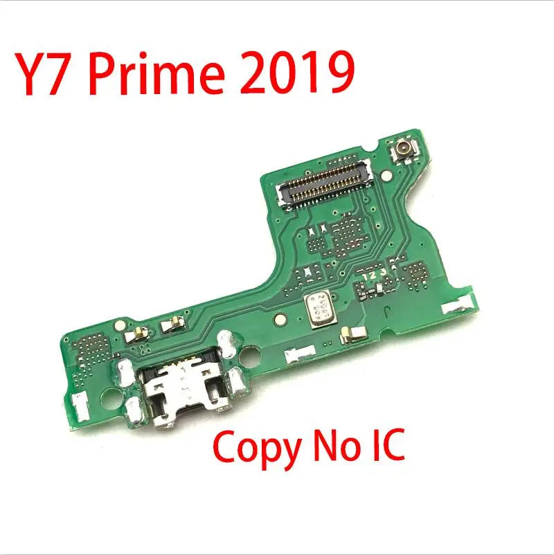 Dock Connector Charger Board For Huawei Y7 2019 / Y7 Prime 2019 USB Charging Port Flex Cable with Microphone Replacement Huawei phone repair parts