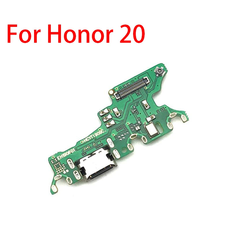 USB Charging Port Dock Charger Plug Connector Board Flex Cable For Huawei Honor 20 Pro 5A 5X 10 9X 8X Max Play 8C 8 9 lite 9S Huawei phone repair parts