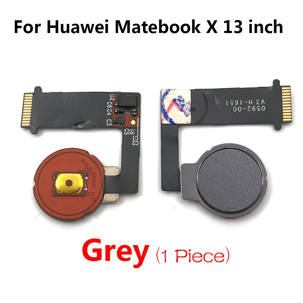 Home Button FingerPrint Touch ID Sensor Flex Cable Ribbon For Huawei Matebook X 13 inch Replacement Parts Rose Gold/Gold Huawei phone repair parts