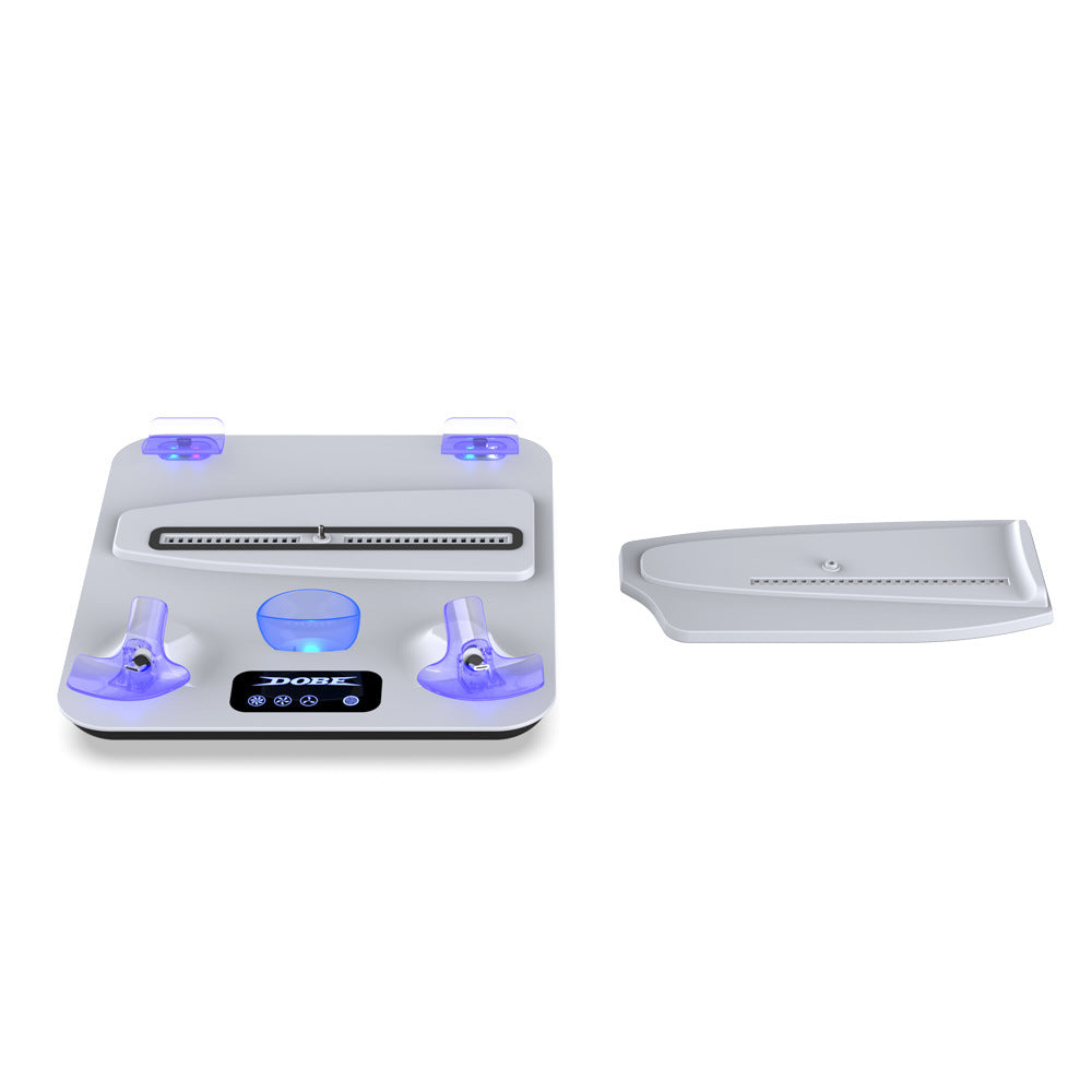 PS5 PRO Multifunctional Cooling Fan Base PS5/SLIM/PRO Storage Bracket Handle Seat Charger VR Seat Charger