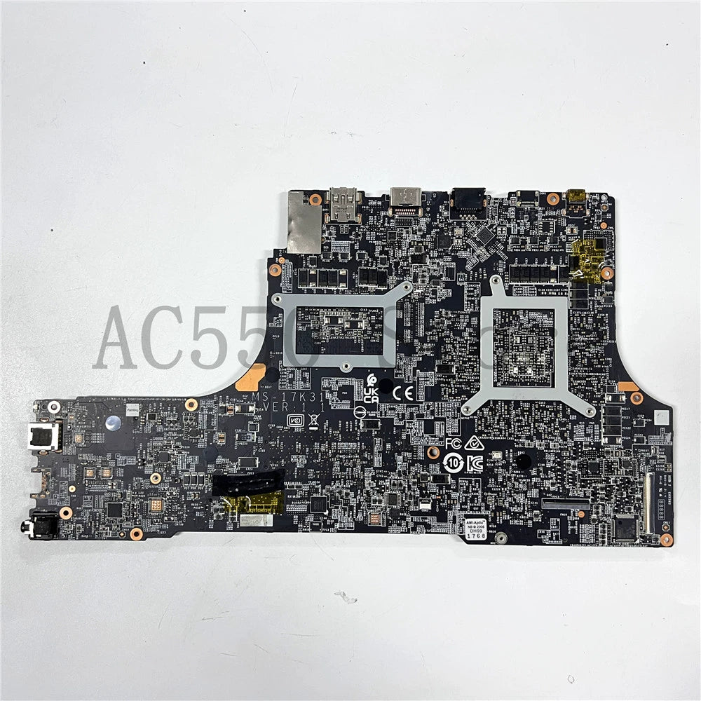 (Shipping fee not include)MSI Motherboard system board / MSI Motherboard system board MS-17K31 motherboard i7-11800H RTX3070 8GB