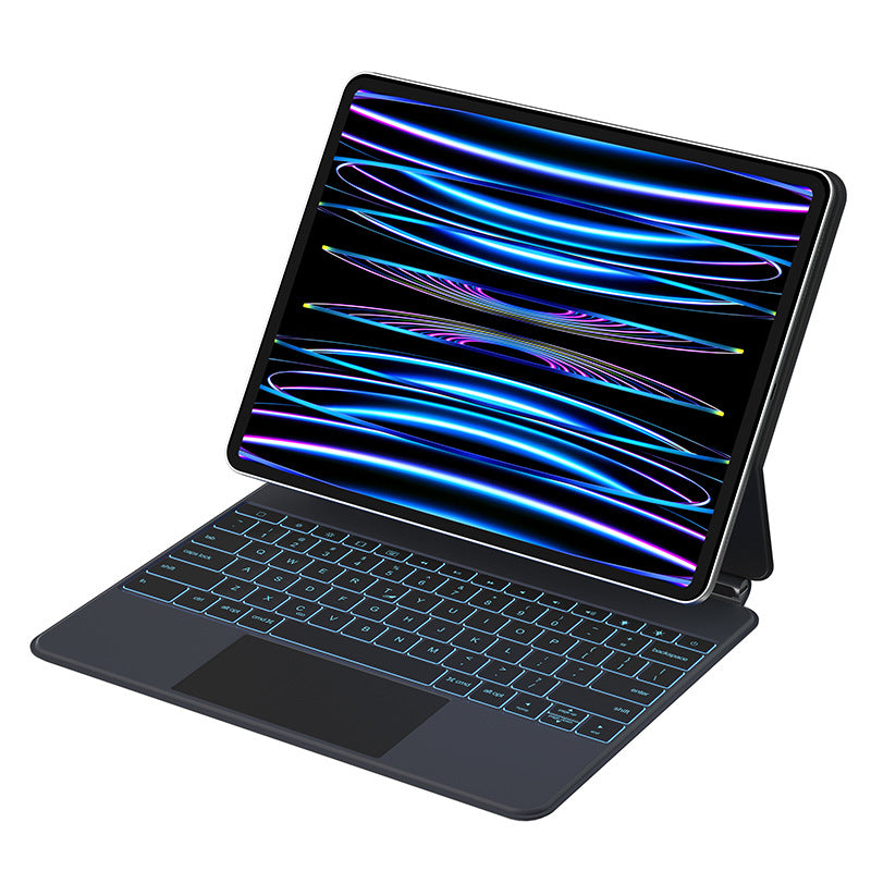 2024 iPad Multi-Touch Smart Keyboard iPad Pro (11/12.9/13-inch) / iPad 10th A2902 A2898 A2836 A2435 A2761 A2759 A2316 A2377 A2459 Floating Magnetic Keyboard Colorful Backlight