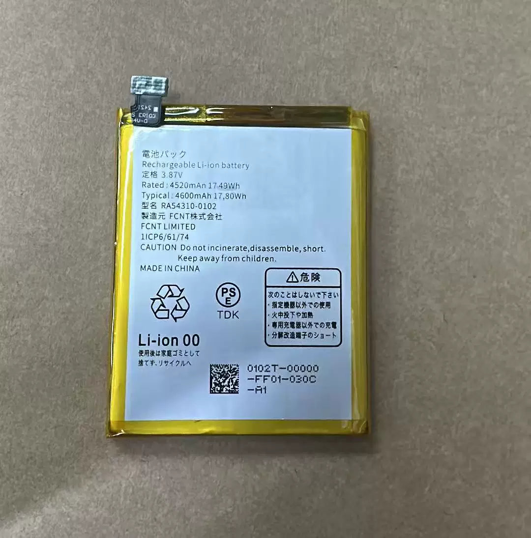 For Fujitsu Arrows RA54310-0101 Battery, New Large Capacity 3400mAh Charging Board Other Brand Phone repair parts