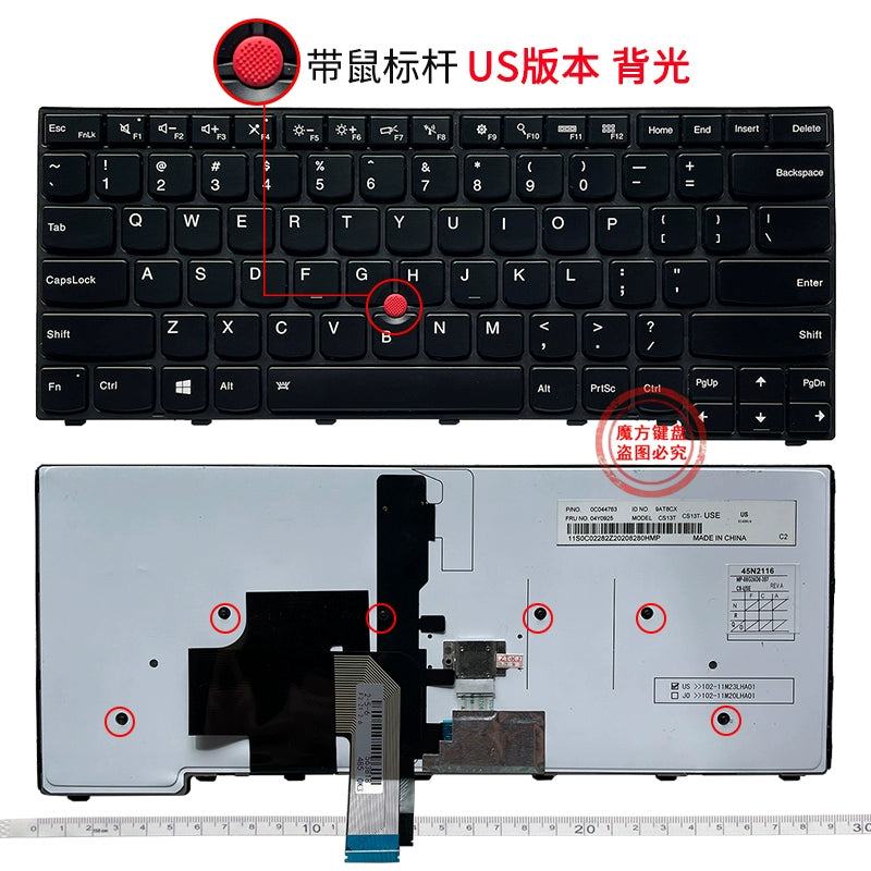 适用联想T440/S T440P E431 T431S E440 L440 L470 T460键盘T450