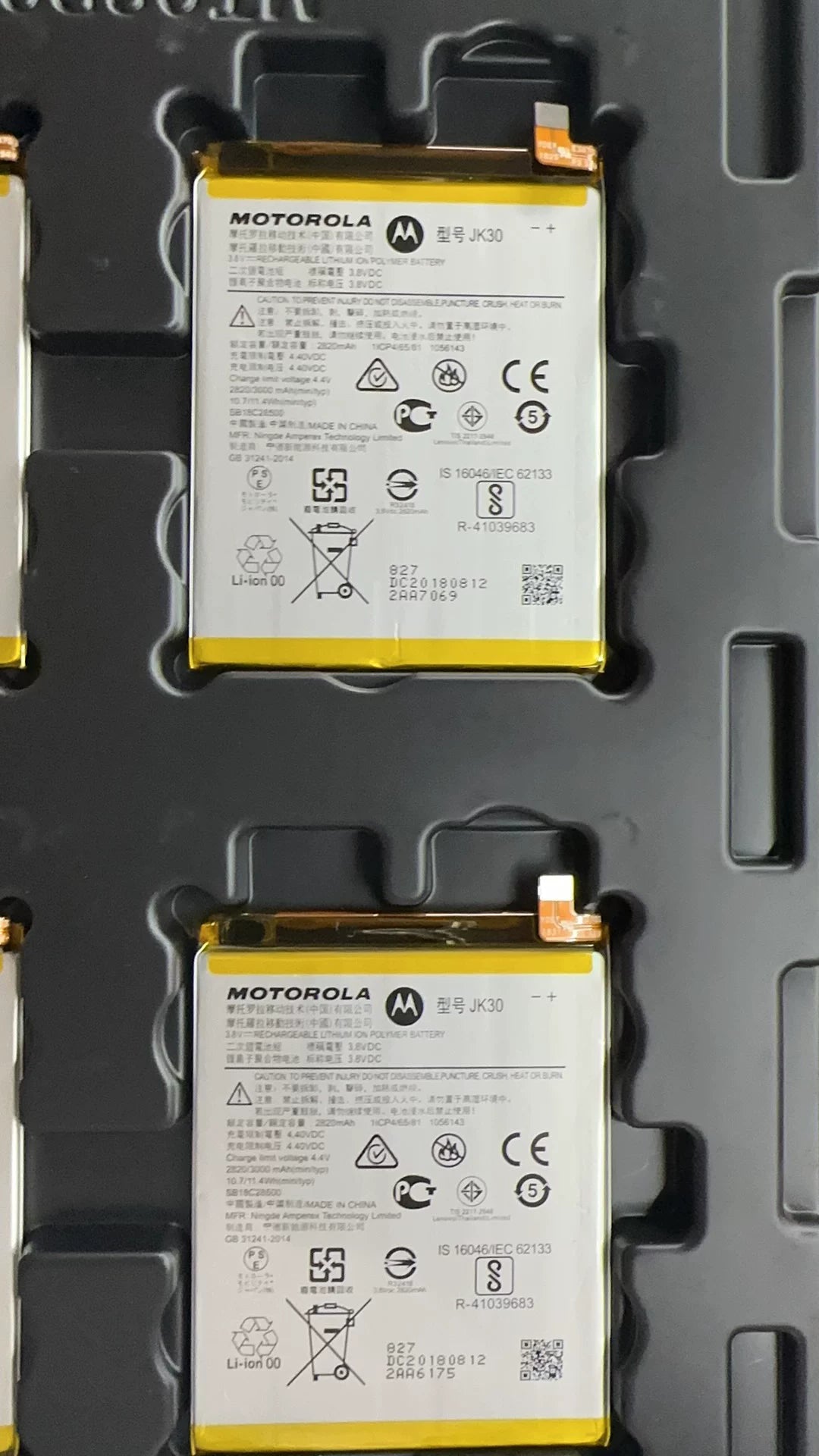 For Motorola P30 battery MOTO XT1943-1 mobile phone electric board JK30 3000mAh Motorola phone repair parts