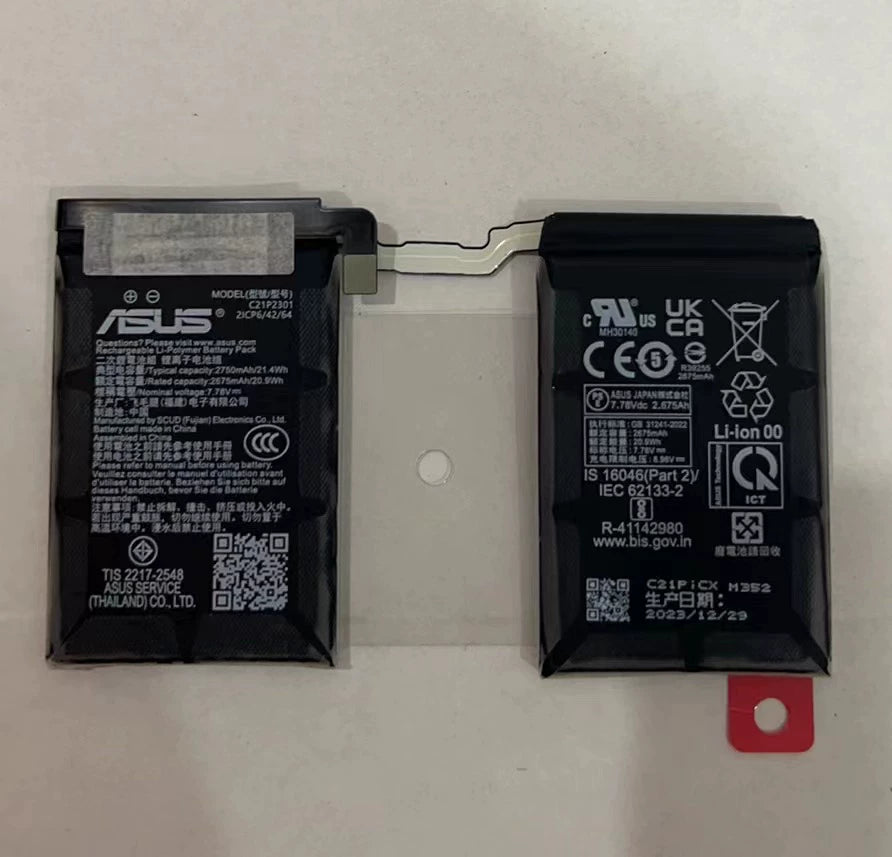 ASUS ROG3 battery ROG2/ROG5/ROG6/ROG7/ROG8 battery C21P2101 charging board ASUS phone repair parts