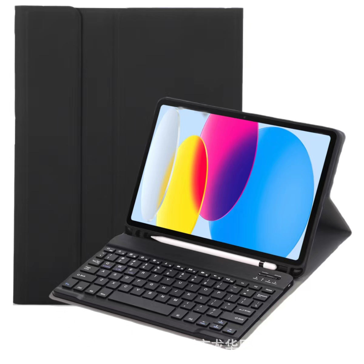 Applicable to Samsung 10.5 inch tablet A8 Bluetooth keyboard S9 FE pen slot P610 keyboard A9 + protective case S7 S8protective Accessories