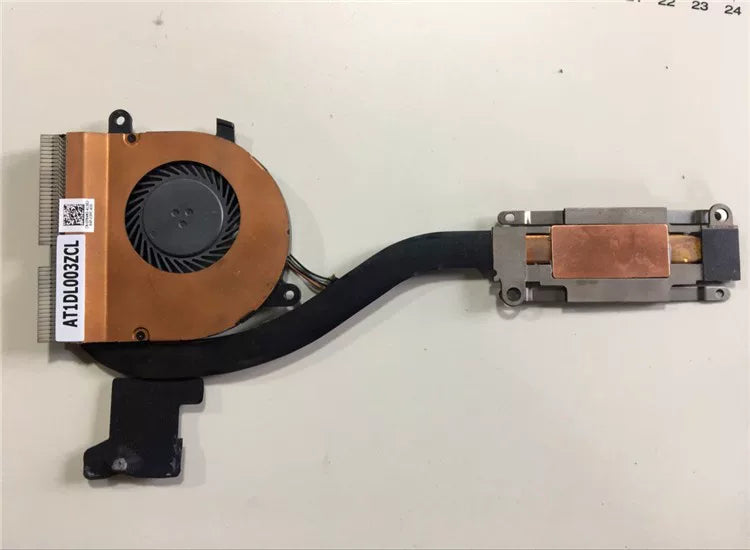 For Dell Latitude E7470 CPU Cooler Fan Copper Tube 0F84N0