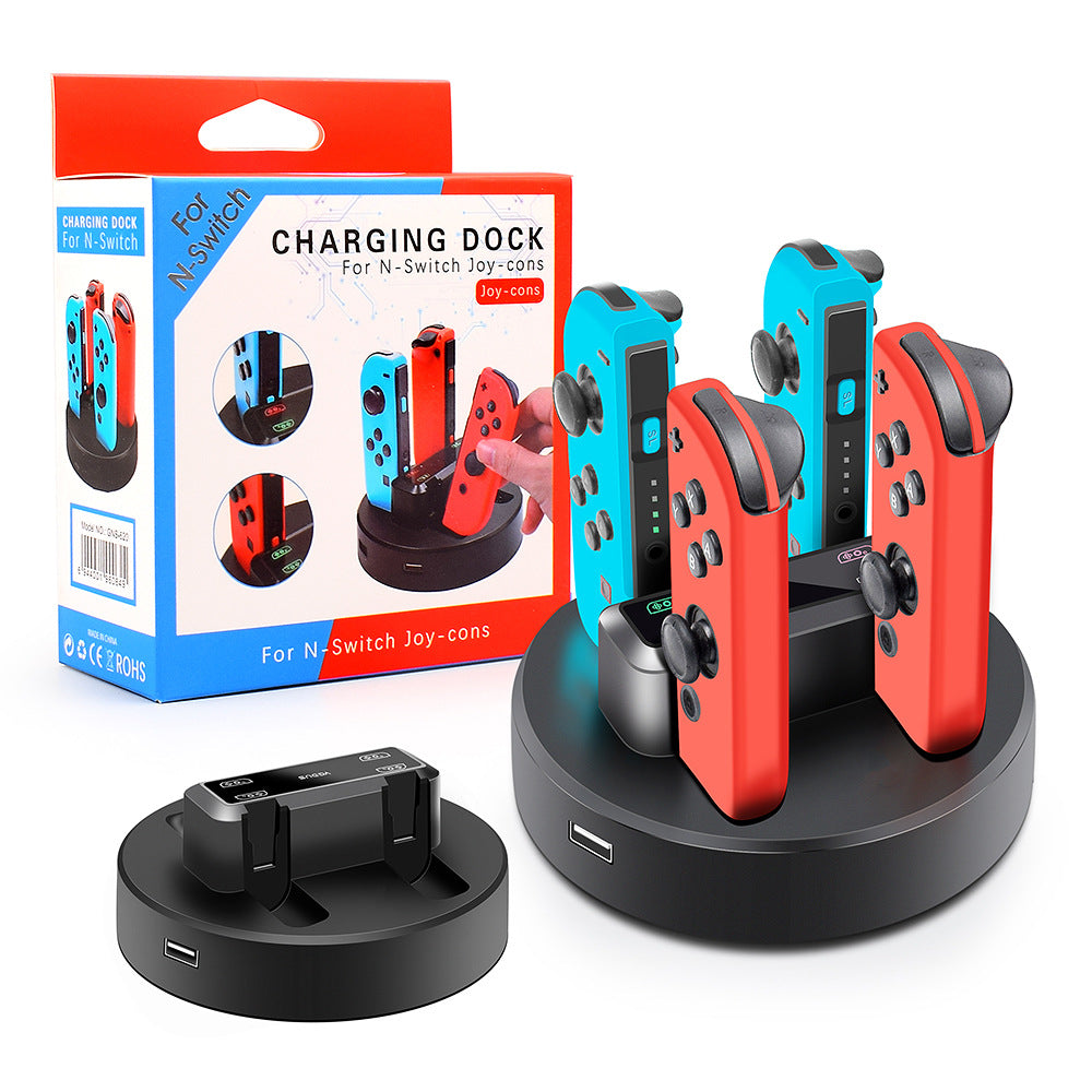 Switch seat charger for Nintendo switch joy-con four-seat charger switch handle charger