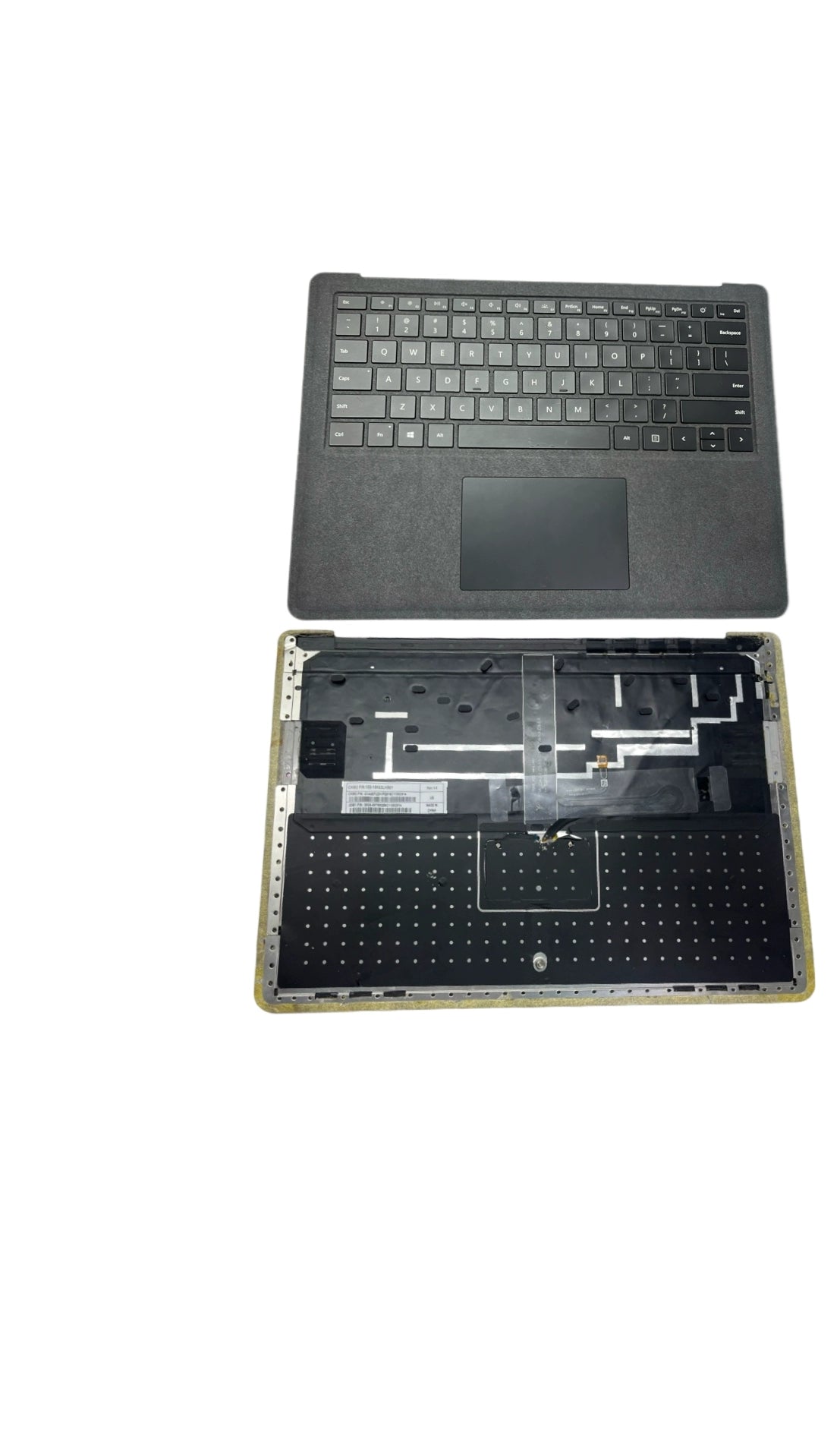 Surface laptop 2 black keyboard c-side, assembly 1796 1782 keyboard assembly