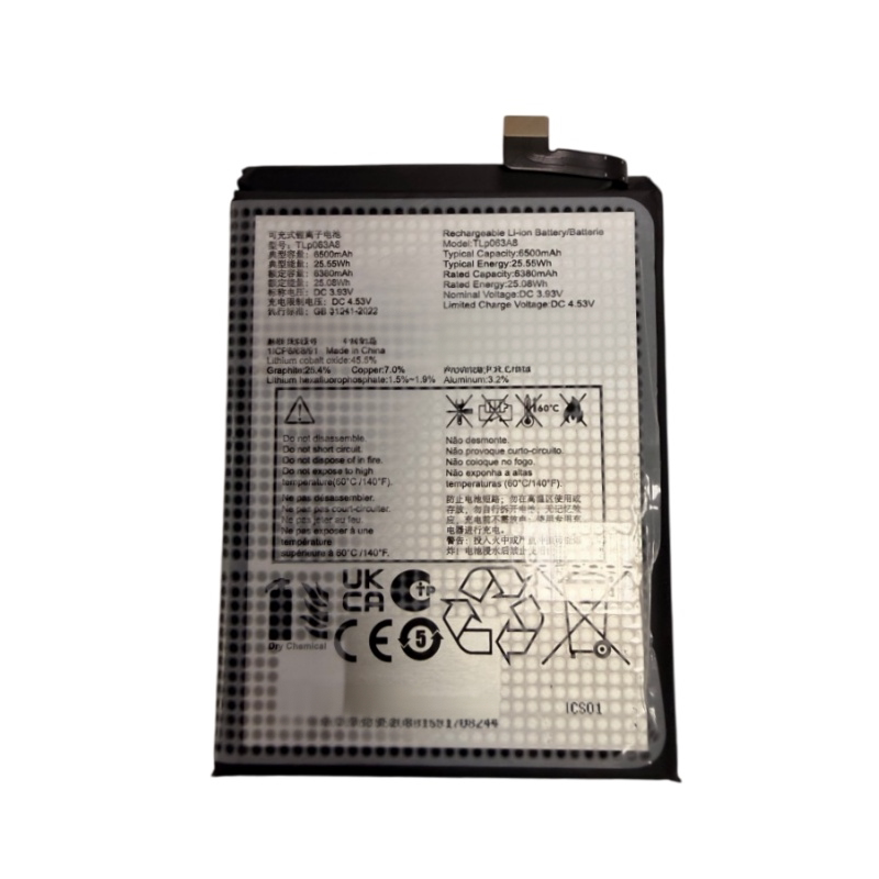 Alcatel TLP063A8 Mobile phone battery 6500mAh Alcatel phone repair parts