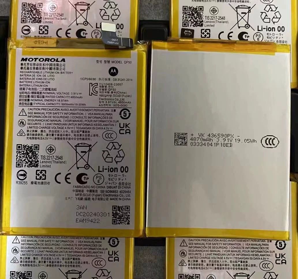 Motorola g34 Battery XT 2363-4 QF50 Battery Large Capacity Electric Board Motorola phone repair parts