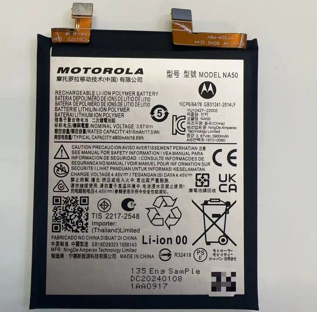 For MOTO Motorola Edge 30Pro NA50 Battery eages XT 2201-1 Motorola phone repair parts